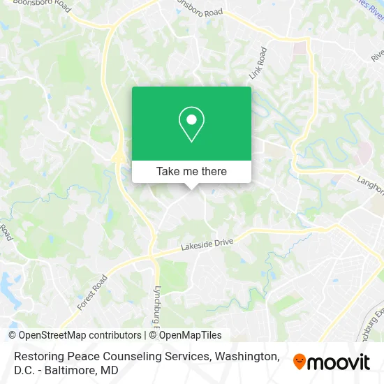 Restoring Peace Counseling Services map