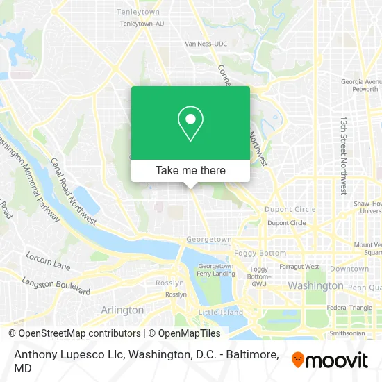 Anthony Lupesco Llc map