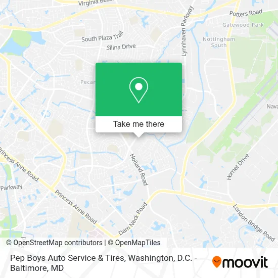 Pep Boys Auto Service & Tires map