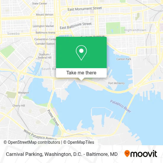 Carnival Parking map