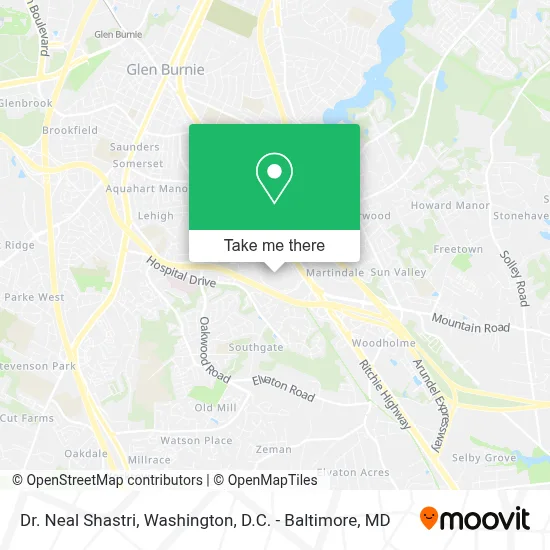 Dr. Neal Shastri map