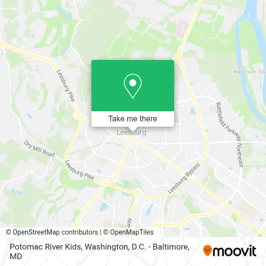 Potomac River Kids map