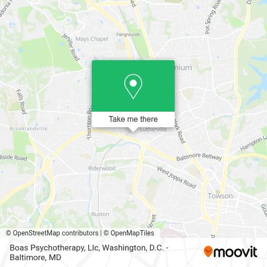 Boas Psychotherapy, Llc map