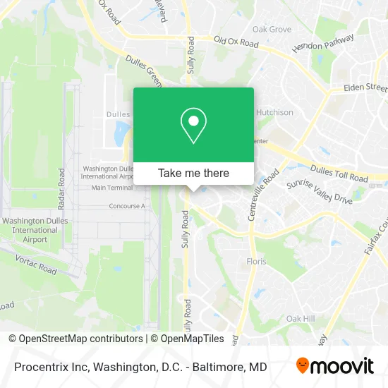 Procentrix Inc map