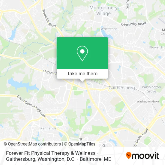 Forever Fit Physical Therapy & Wellness - Gaithersburg map