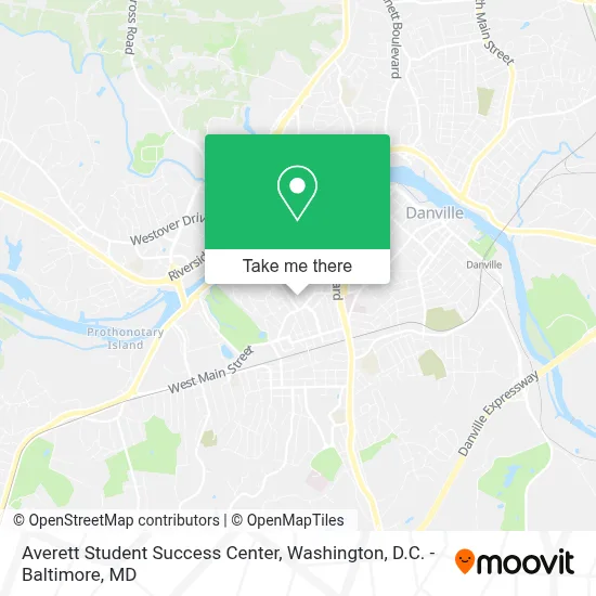 Averett Student Success Center map