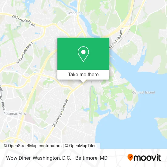 Wow Diner map