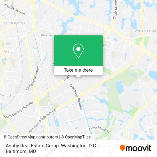 Ashby Real Estate Group map