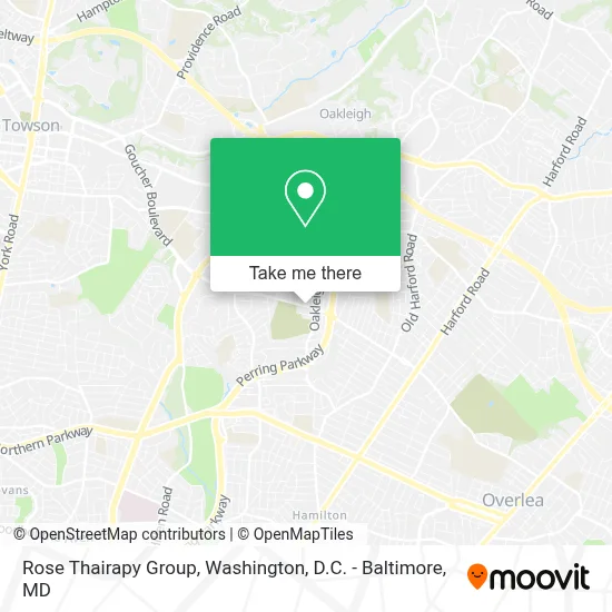 Rose Thairapy Group map
