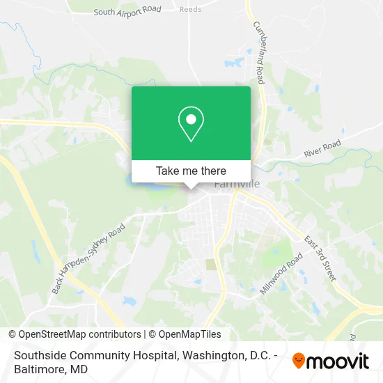 Southside Community Hospital map