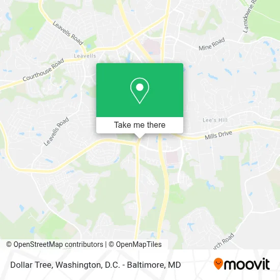 Dollar Tree map