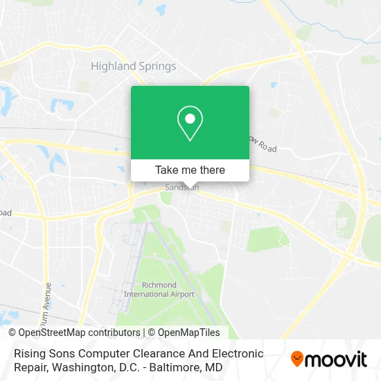 Rising Sons Computer Clearance And Electronic Repair map