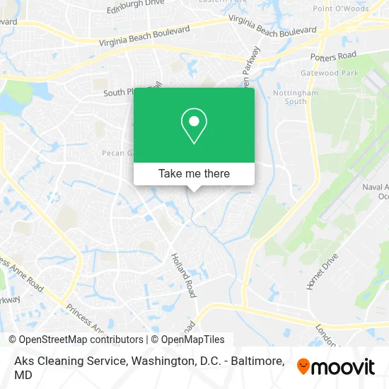 Aks Cleaning Service map