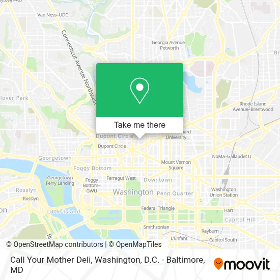 Call Your Mother Deli map