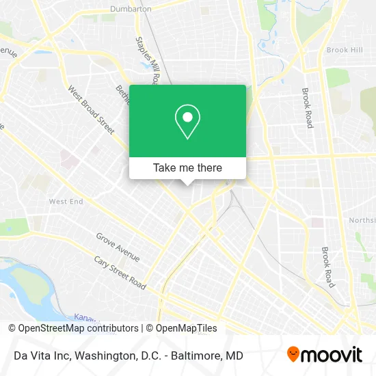 Da Vita Inc map