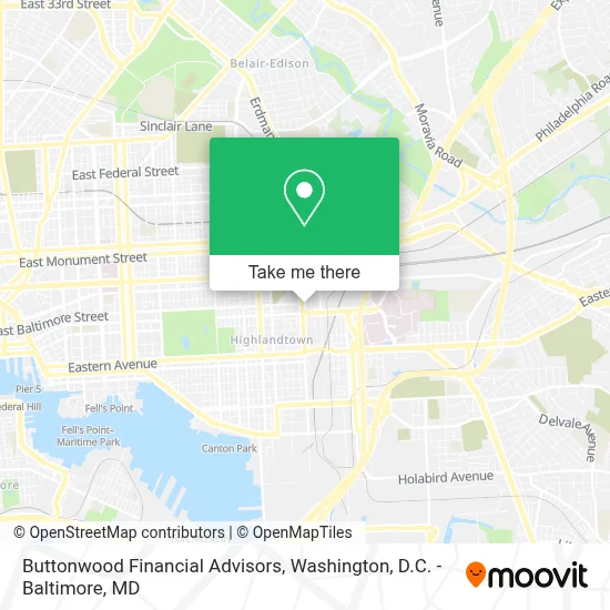 Buttonwood Financial Advisors map