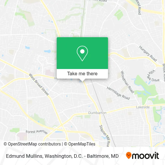 Edmund Mullins map