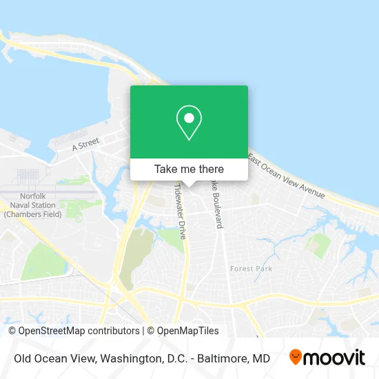 Old Ocean View map