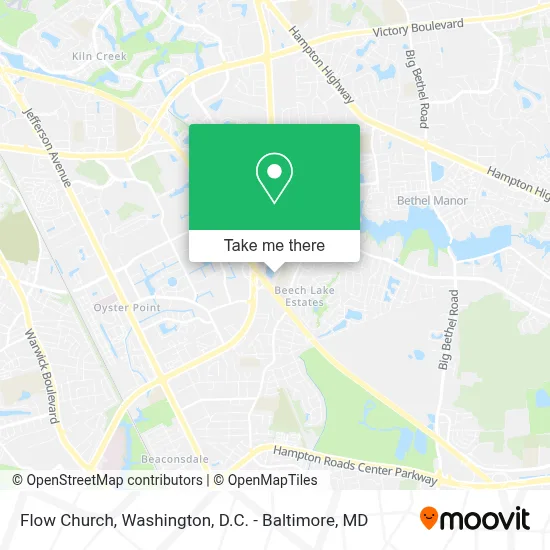 Flow Church map