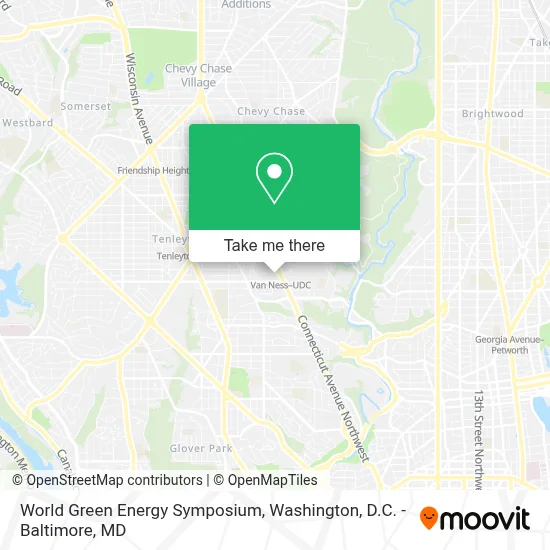 World Green Energy Symposium map
