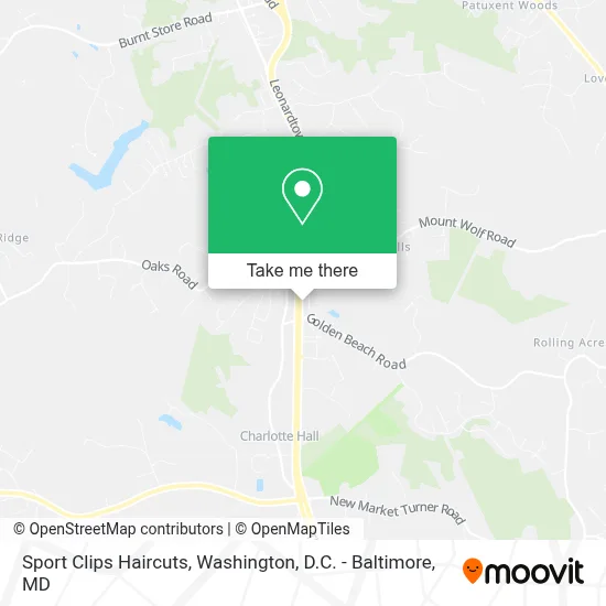 Sport Clips Haircuts map