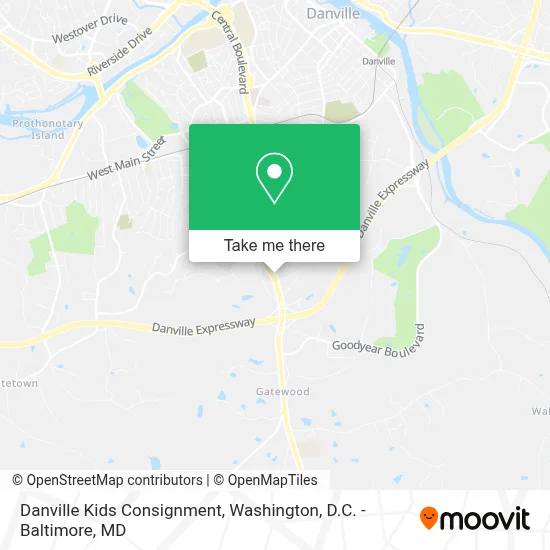 Danville Kids Consignment map