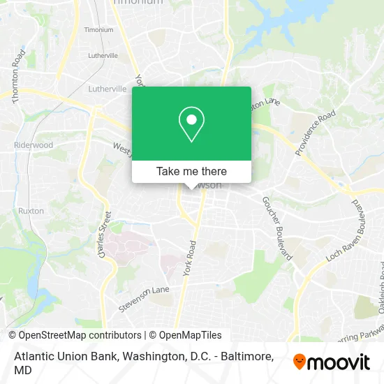 Atlantic Union Bank map