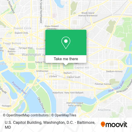 U.S. Capitol Building map