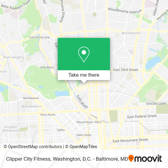 Clipper City Fitness map