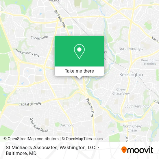 St Michael's Associates map