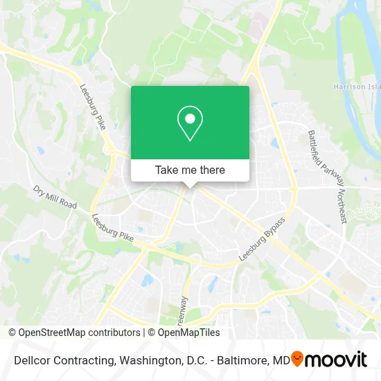 Dellcor Contracting map