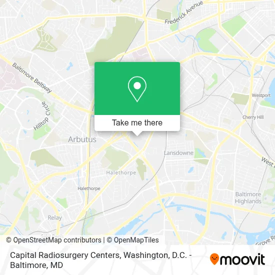 Capital Radiosurgery Centers map