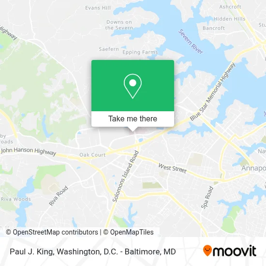Paul J. King map