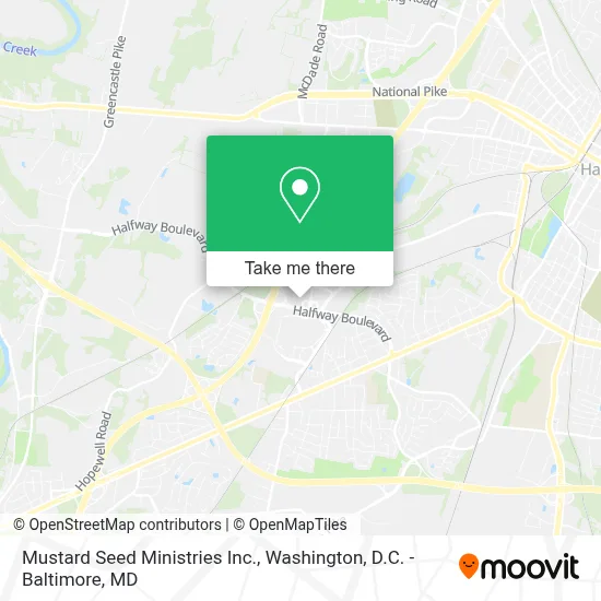 Mustard Seed Ministries Inc. map