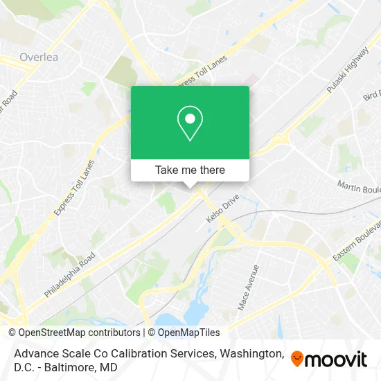 Advance Scale Co Calibration Services map