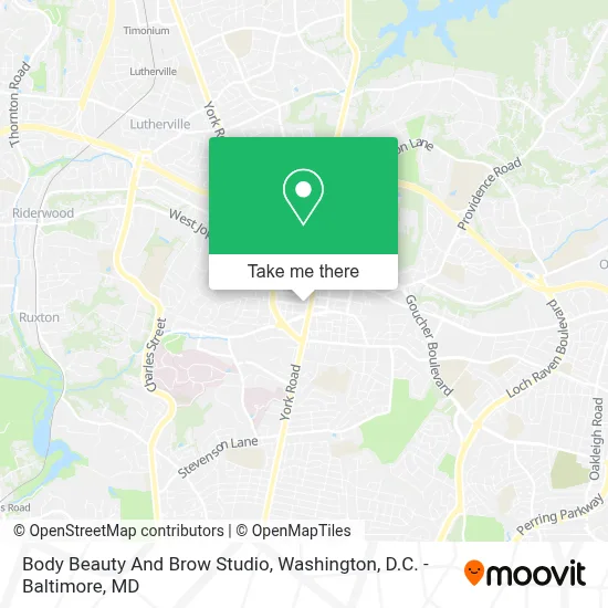Body Beauty And Brow Studio map