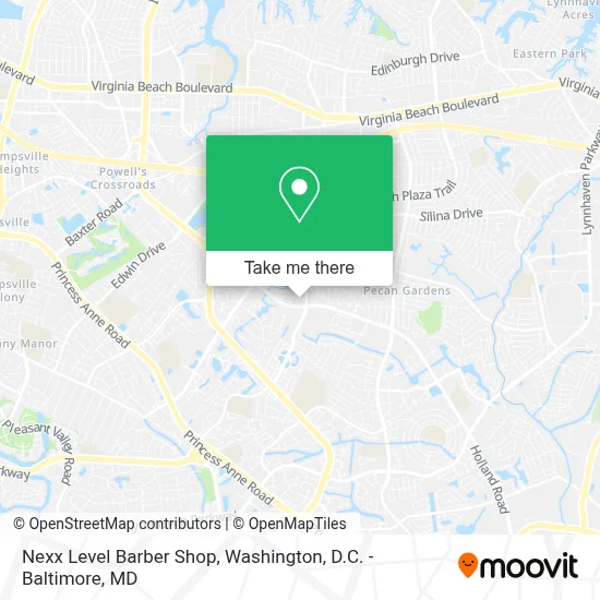 Nexx Level Barber Shop map