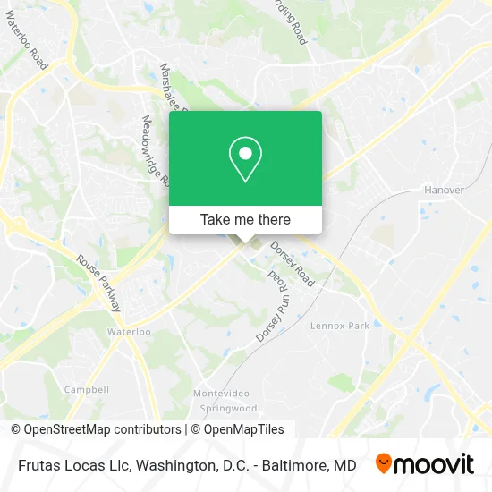 Frutas Locas Llc map