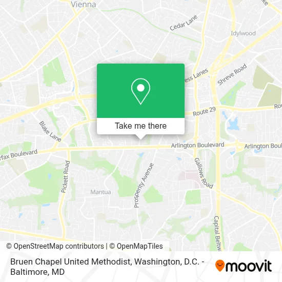 Bruen Chapel United Methodist map