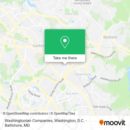 Washingtonian Companies map