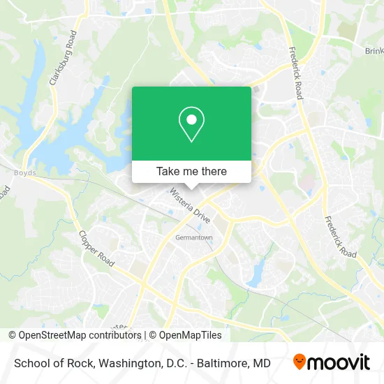 School Of Rock map