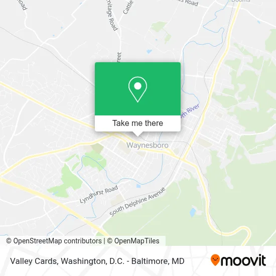 Valley Cards map