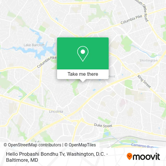 Hello Probashi Bondhu Tv map