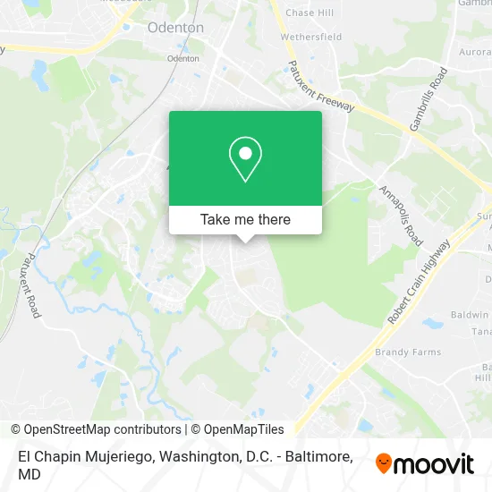 El Chapin Mujeriego map