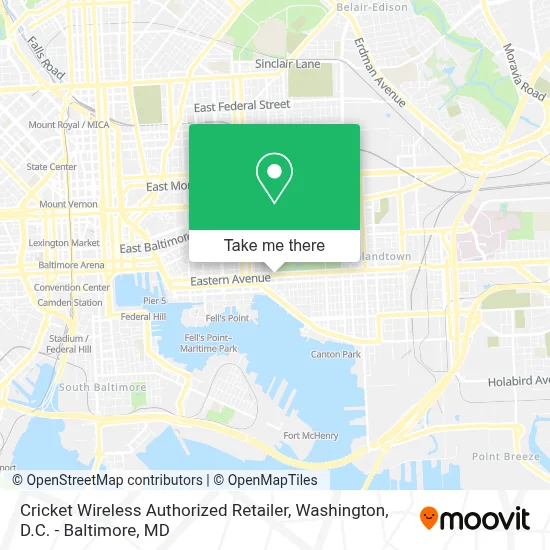 Cricket Wireless Authorized Retailer map