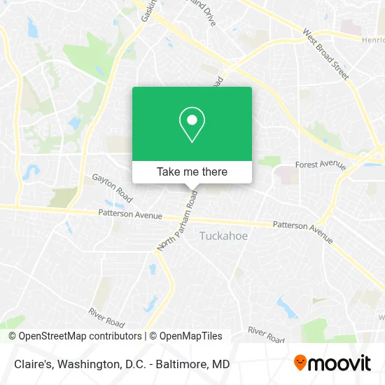 Claire's map