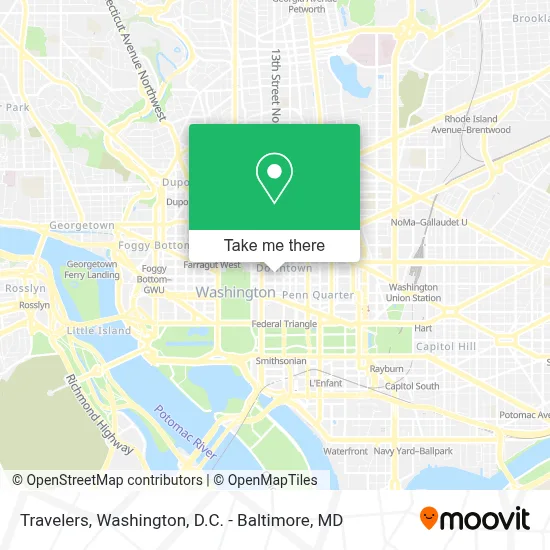 Travelers map