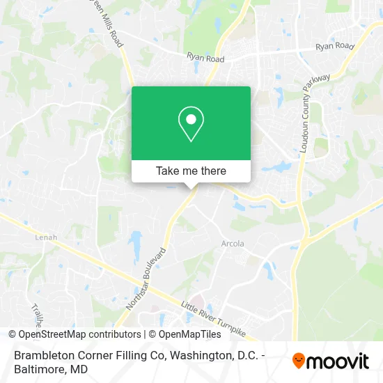 Brambleton Corner Filling Co map