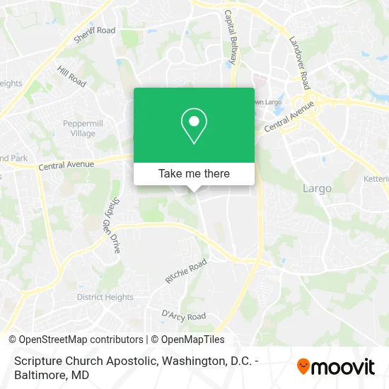 Scripture Church Apostolic map