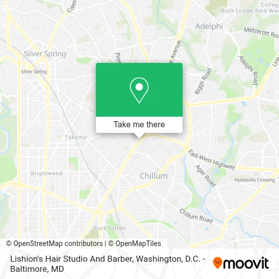 Lishion's Hair Studio And Barber map